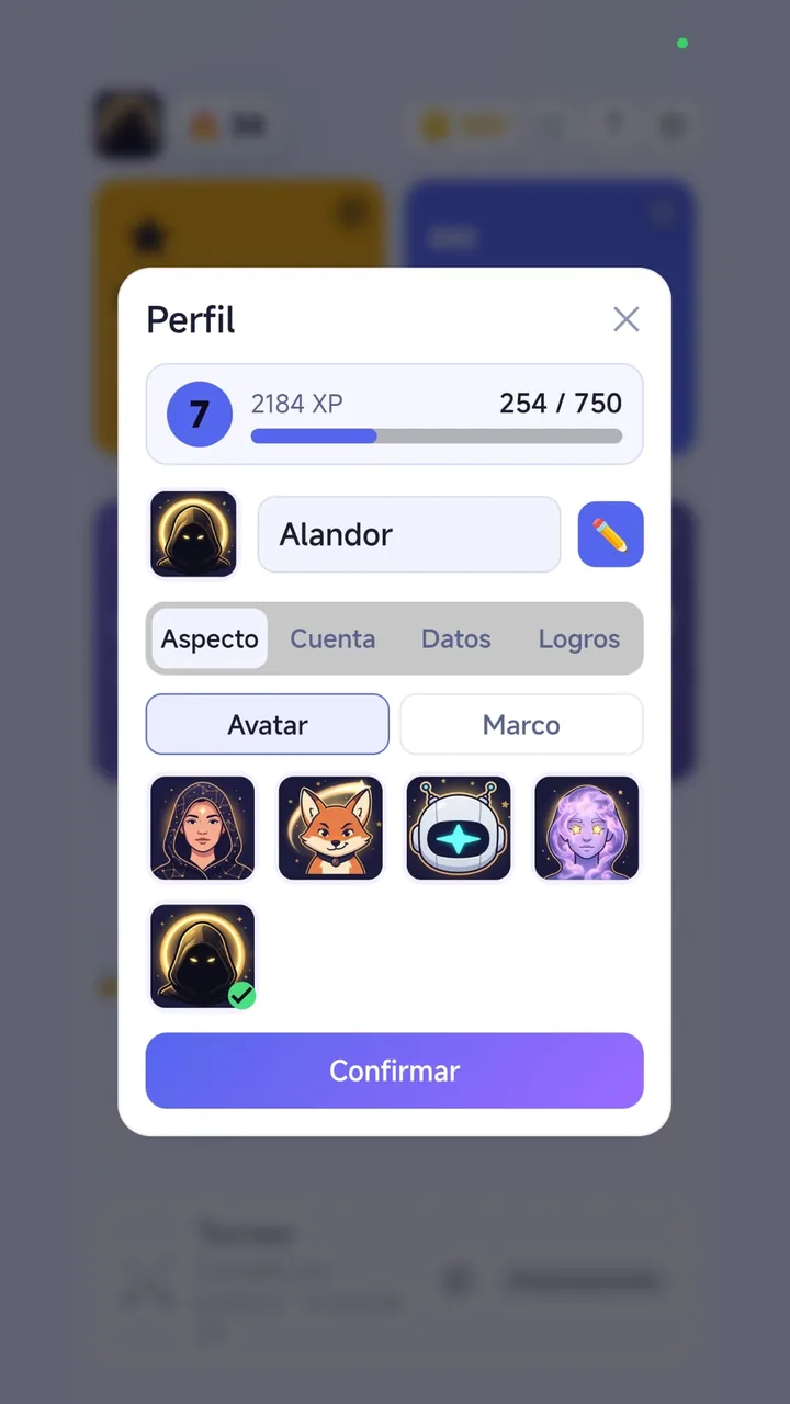 Tu perfil, tu avatar