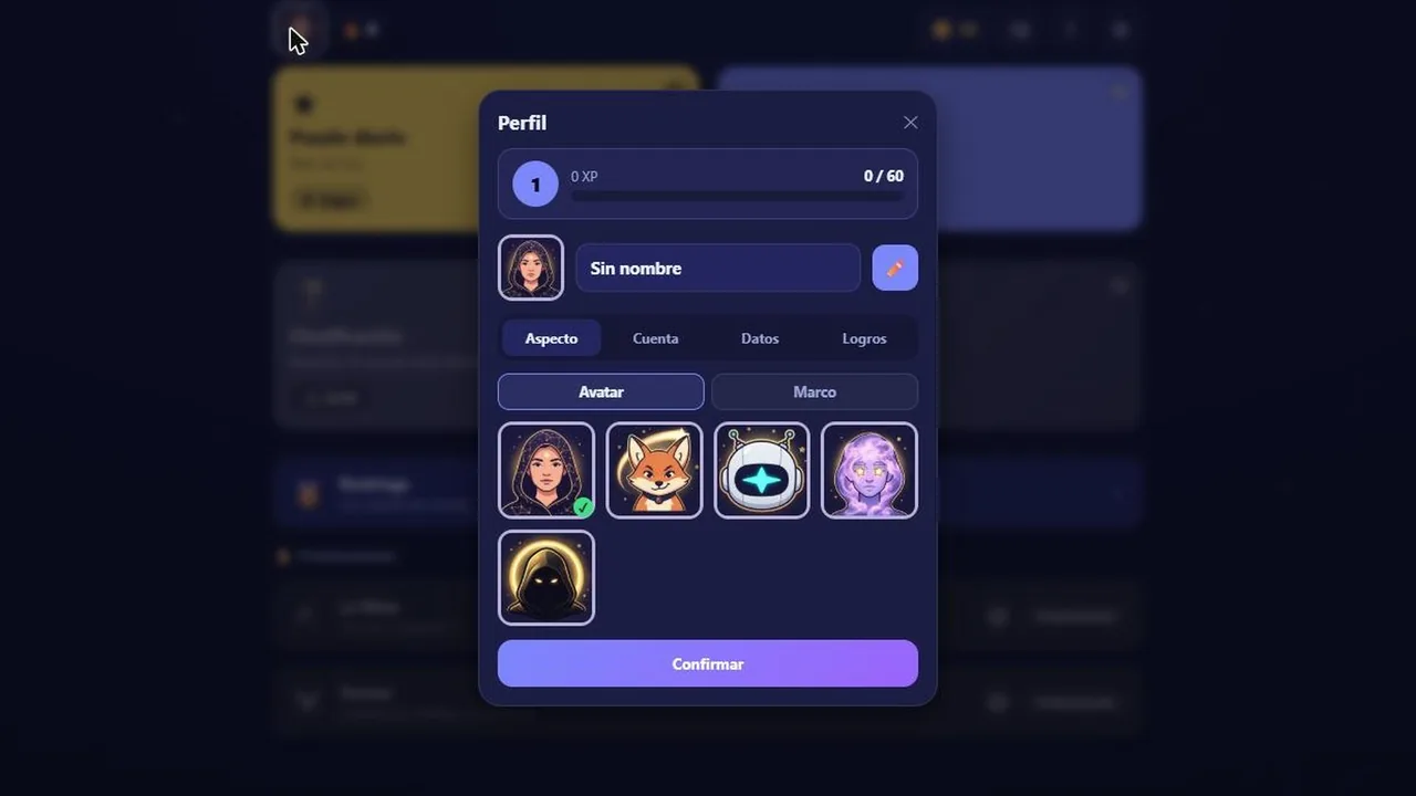 Perfil y avatares