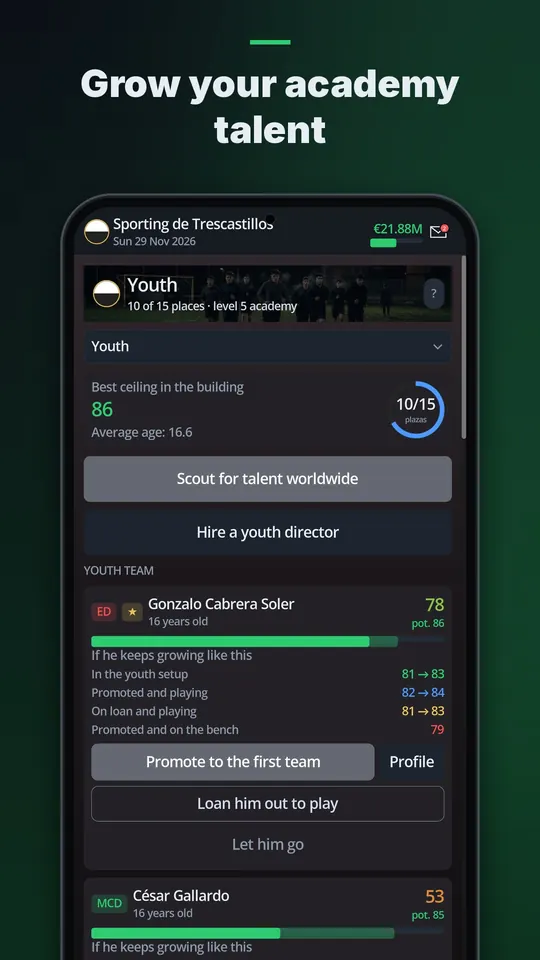 Grow your academy