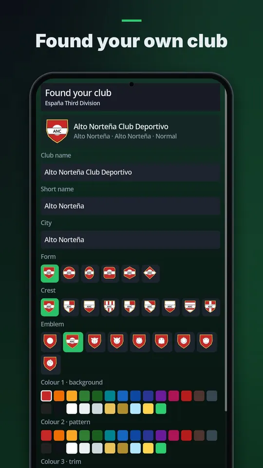 Found your own club