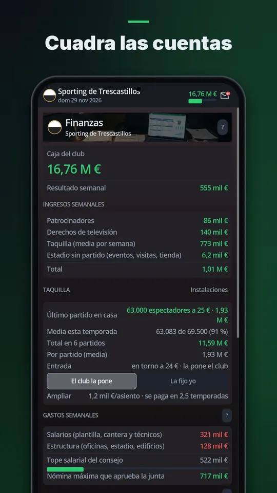 Cuadra las cuentas